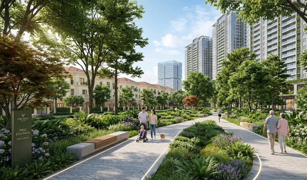 Tiện ích The Vista: Hệ sinh thái sống chuẩn xanh giữa trung tâm Hà Đông